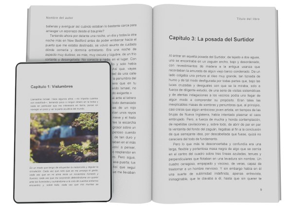 Diseño base Relámpago: muestra en español